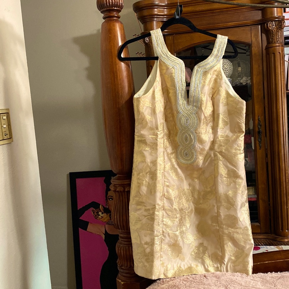 Lilly Pulitzer Vallifloral brocade Dress.